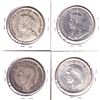 Image 2 : 1935,1936,1937 & 1939 Canada Silver Dollars in VF or Better Condition. Coins  contain various imperf