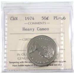 50-cent 1975 ICCS Certified PL-66 Heavy Cameo!