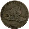 Image 1 : 1858 United states Flying Eagle 1-cent 'Large Letters' in VG (scratches on reverse)