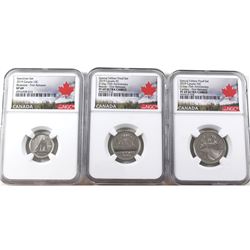 2019 D-Day 75th Anniv. 25-cents NGC PF-69 Ultra Cameo, 2019 D-Day 75th Anniv. 5-cents NGC PF-69 Ultr
