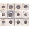Image 11 : Estate Lot of 1968-1977 Canada 1-cent, 5-cent, 10-cent, 25-cent, 50-cent & Nickel Dollars with UNC o