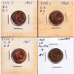 Estate Lot of 1968-1977 Canada 1-cent, 5-cent, 10-cent, 25-cent, 50-cent & Nickel Dollars with UNC o