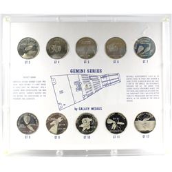 *USA Gemini Series 10-Medal Set Commemorating America's Second Manned Space Flight Program by Galaxy