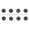 Image 1 : 8x Royal Canadian Mint Tokens, all 'Bubble Maple Leaf' Design. 8pcs