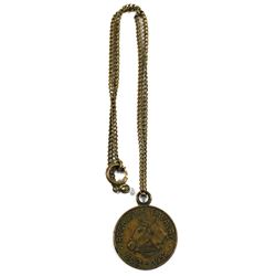 Scarce! 1912-1952 Rochester Cavalry "Texas-Belgium-France-Africa-Italy-Germany-Pacific" Medallion At