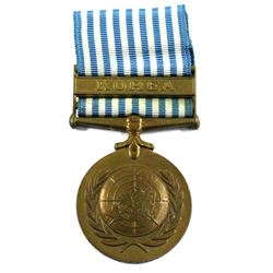 Named United Nations Korea Service Medal - SG-11334, M.C. Laking, R.C.H.A.