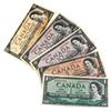 Image 1 : 1954 Bank of Canada $1, $2, 2x $10 & $50 Notes All Beattie-Rasminsky Signatures Except the $1 Beatti