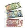 Image 1 : 1969-1974 Bank of Canada $2, $5 & $20 Multi-coloured Series Notes with 3 Digit RADAR Serial Numbers 
