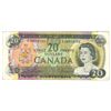 Image 1 : 1969 BC-50a Bank of Canada $20 Note with 4 Digit RADAR Serial Number EJ6513156.