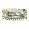 Image 2 : 1969 BC-50a Bank of Canada $20 Note with 4 Digit RADAR Serial Number EJ6513156.