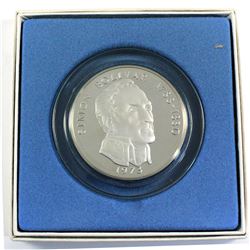 1973 Republic of Panama 20 Balboas Sterling Silver Coin Encapsulated in Display Case with COA (Coin 