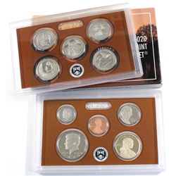 2020 United States 10-coin Proof Set Including a Sealed 2020 W Proof Jefferson Nickel (Some coins ar