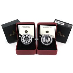 Pair of Canadian Proof Silver Dollars. Lot includes: 1911-2011 100th Anniversary of the 1911 Dollar