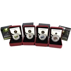2012-2014 Canada 25-cent Prehistoric Creatures Series Cupronickel Coloured Coins - 2012 Pachyrhinosa