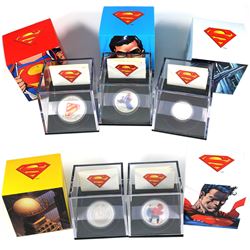 *2013 Canada Superman Series Fine Silver Coins - 2013 $20 Superman's Shield, 2013 $20 Superman & Met