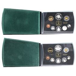 2000 Voyage of Discovery & 2001 National Ballet Canada Double Dollar Sets (2000 set has a few lightl