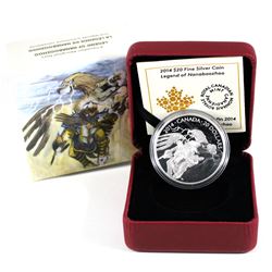 2014 Canada $20 Nanaboozhoo & the Thunderbird's Nest Fine Silver Coin (Sleeve dented on one corner).