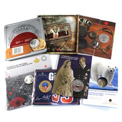 Grab Bag of 7x Royal Canadian Mint Commemorative Coins and Sets. 7pcs