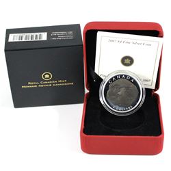 2007 Canada $4 Dinosaur Collection - Parasaurolophus Fine Silver Coin (TAX Exempt)