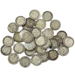 Lot of 1917 Canada 10-cent Coins. 32pcs