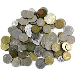 Group Lot of Miscellaneous World Coinage. You will receive 1.3lbs of coins.