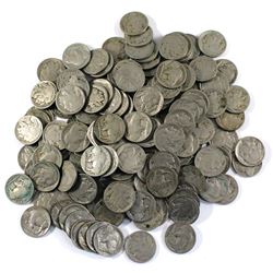*Mixed Date USA Buffalo Nickels. 162pcs