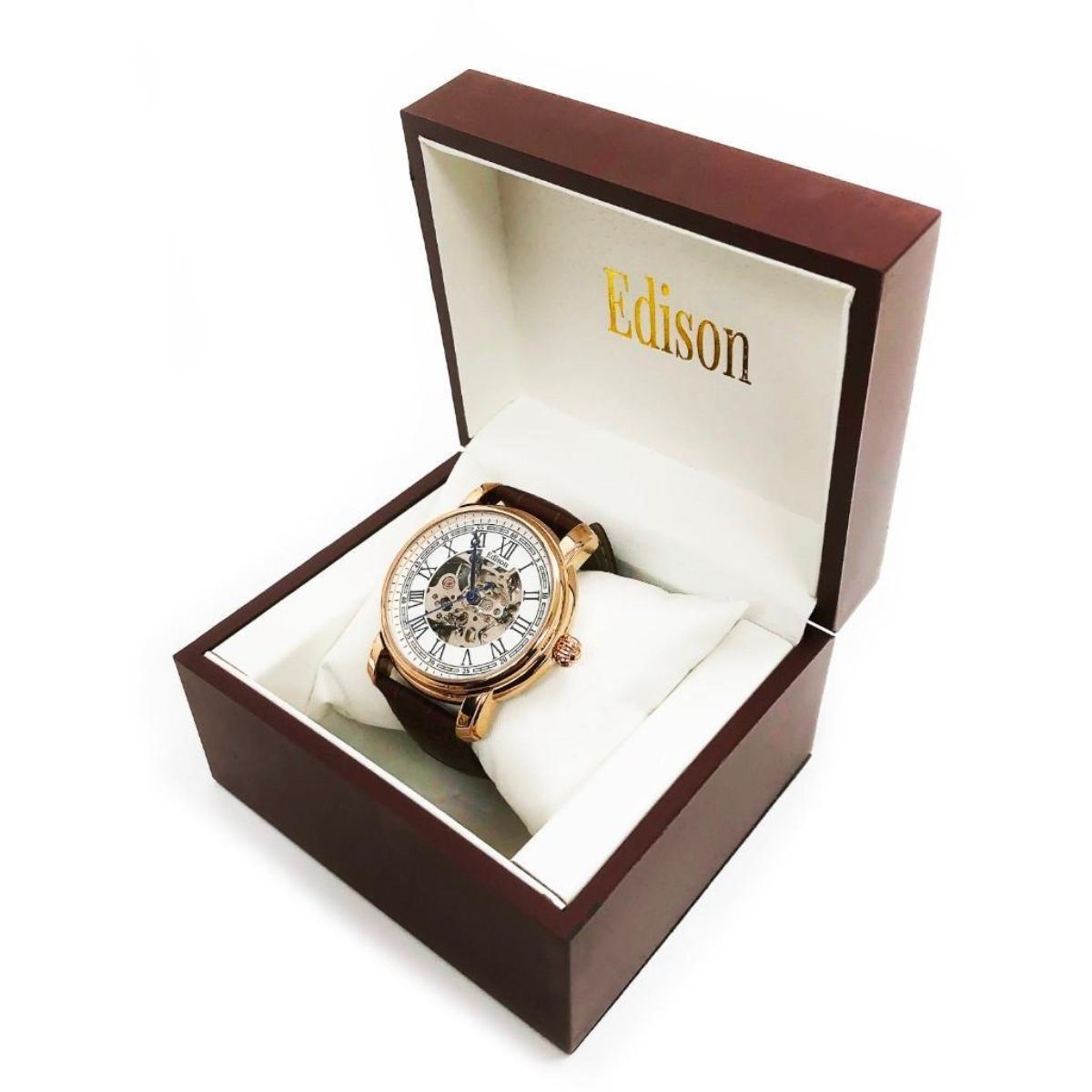 edison skeleton watch