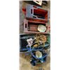 Image 1 : FILLBITE 12V DC PUMP 15GPM, OIL PANS QTY 6, FUNNELS QTY 5