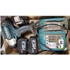 Image 1 : MAKITA DRILL C/W BATTERIES QTY 3 AND CHARGER