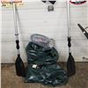 Image 2 : RUBBER DINGY AND PADDLE, HI-OUTPUT AIR PUMP