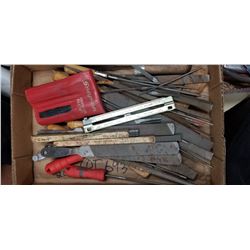 ASSORTED DRILL BITS AND FILES