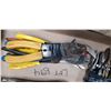 Image 3 : ASSORTED PLIERS, TINSNIPS, VICE GRIPS
