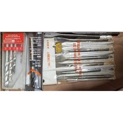 Irwin microdial, drill bits, misc