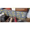 Image 1 : 24 CUBBY MACHINING PARTS BIN AND CONTENT.