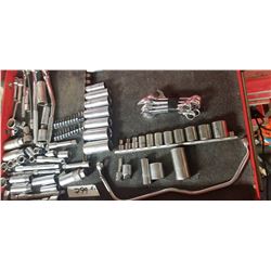 DRAWER W/ SOCKET SET AND OTHER TOOL