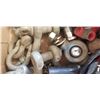 Image 4 : TWO SHARPENING STONES, QTY OF HITCH BALLS, AND CLEVACES