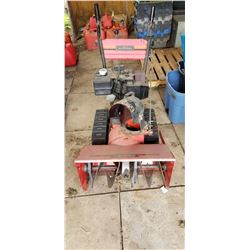 MASTERCRAFT GAS SNOWBLOWER, 24" BLADE. ON TRACKES