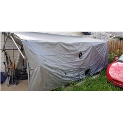 8' X 24' LEAN TOO, SCAFFOLDING, PLEASE SEE IMAGES FOR ALL PARTS