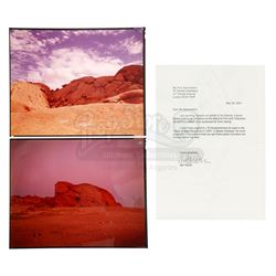 Lot #2 - 2001: A SPACE ODYSSEY (1968) - Dawn of Man Sequence Background Transparencies from Kubrick 