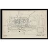 Image 2 : Lot #22 - ALIENS (1986) - Hand-Drawn Ron Cobb Colony Air Lock and Operating Room Concept Sketches