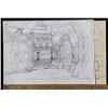 Image 6 : Lot #22 - ALIENS (1986) - Hand-Drawn Ron Cobb Colony Air Lock and Operating Room Concept Sketches