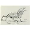 Image 3 : Lot #31 - ALIEN3 (1992) - Hand-Drawn Runner Illustration by Alec Gillis