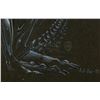 Image 2 : Lot #33 - ALIEN3 (1992) - Hand-Painted Sitting Runner Concept Illustration by Alec Gillis