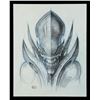 Image 1 : Lot #35 - ALIEN: RESURRECTION (1997) - Hand-Drawn Cloned Xenomorph Concept Illustration