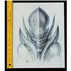 Image 4 : Lot #35 - ALIEN: RESURRECTION (1997) - Hand-Drawn Cloned Xenomorph Concept Illustration