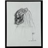 Image 7 : Lot #45 - AVP: ALIEN VS PREDATOR (2004) - Set of Three Hand-Illustrated Yautja Designs