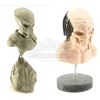 Image 2 : Lot #46 - AVP: ALIEN VS PREDATOR (2004) - Pair of Predator Maquettes