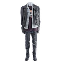 Lot #66 - ANCHORMAN: THE LEGEND OF RON BURGUNDY (2004) - The Motorcyclist's (Jack Black) Costume