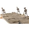Image 4 : Lot #69 - ARMY OF DARKNESS (1992) - Miniature "Walking" Skeleton Puppets Scene