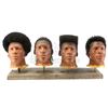Image 1 : Lot #73 - UNKNOWN PRODUCTION (C. 1985) - Michael Jordan Hairstyle Reference Heads